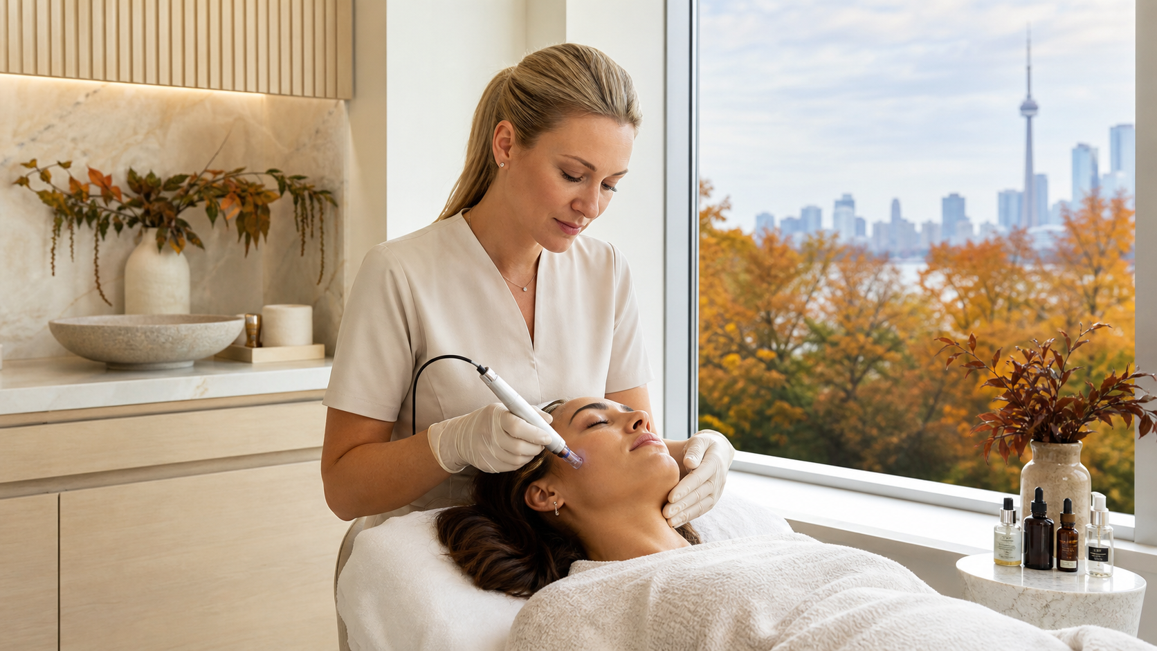 microneedling in toronto for fall skin featured Microneedling in Toronto for Fall Skin Recovery After Summer