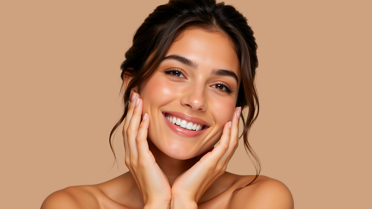 What Are Biostimulators Woman with firm, healthy skin after collagen biostimulator treatment in Toronto